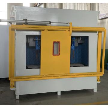 Double-door fully enclosed vibration shelling machine