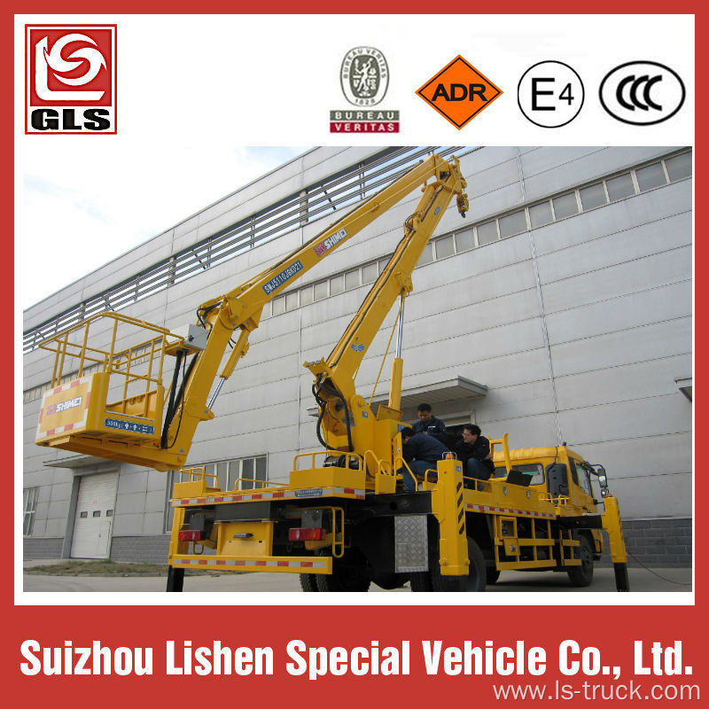 Cheap 14m bucket truck for street lamp maintenance