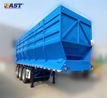 Crawler Tipping Semi Trailer with Automatic Conveyor Belt