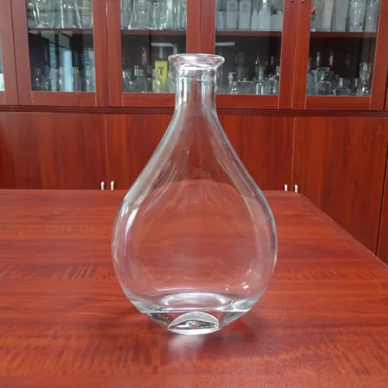 Empty brand name spirits bar top custom glass bottle 750 ml 375 ml
