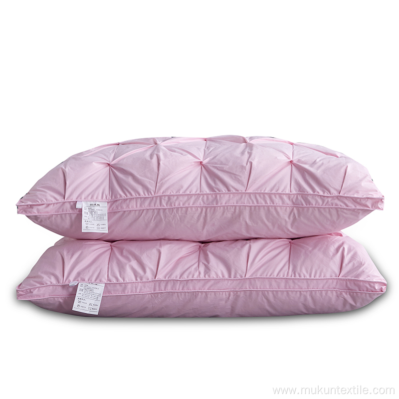 Goose down travel twist pillow