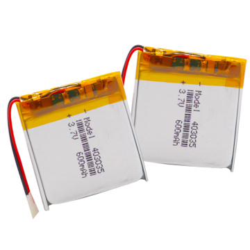 3.7v450mah 600mah 403035 Lithium Polymer Battery