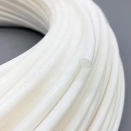 3mm Solid Side Glow Fiber Optic Light Deep Milky White Optic Fiber Skirt