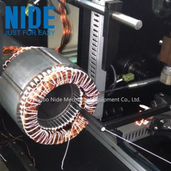 Auto Horizontal big electric stator coil Lacing Machine
