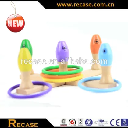 wooden fishing toys educational fishing game fishing set
