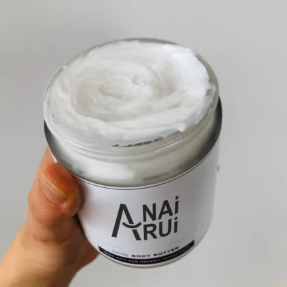 Vegan Organic Shea Butter Whipped Body Butter - Skin Lightening Moisturizer