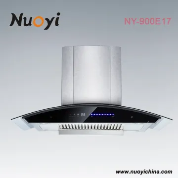 Curved range hood, Chimney