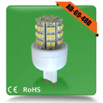 warm color 48smd 3528 led g9 light indoor led g9 lamp