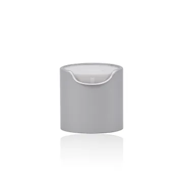 Aluminum Silver Disc Top Cap Cylinder Plastic Cap