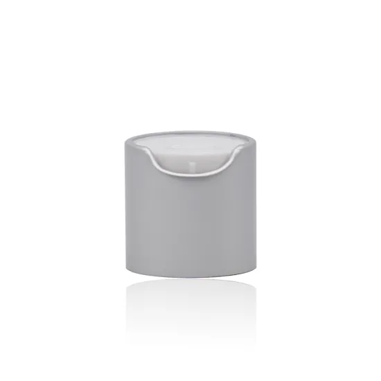 Aluminum Silver Disc Top Cap Cylinder Plastic Cap