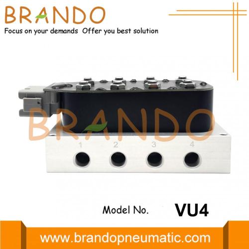 1/4 &#39;&#39; VU4 Accuair Tipi Solenoid Valf Manifold Ünitesi