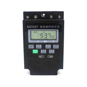 Din Rail KG316T Włącznik czasu AC 220V 15A Cotygodniowe programowalne timer