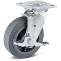 Heavy Duty Flat Plate Rigid Wheel Casters