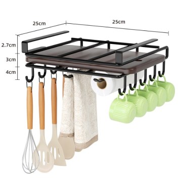 Under Cabinet Cutting Board and Pot Lid Holder Rack