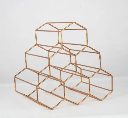 Modern Home Wine Bottle Rack Metal Wine Holders