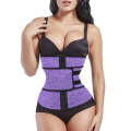 Trèanaiche Waist Zip Corset Fitness Latex