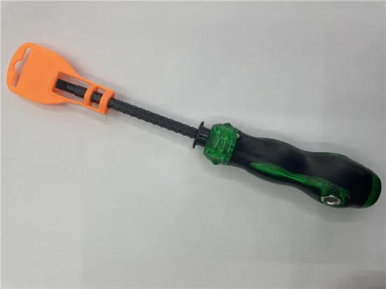 Dual Purpose Chromed Screwdriver With PP Handle