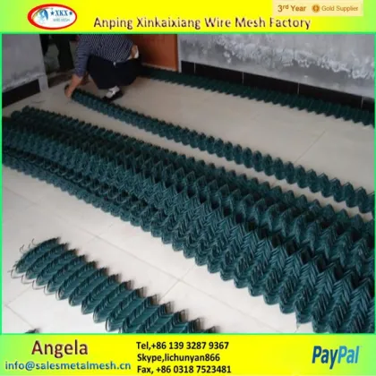 Chain link fence per sqm weight