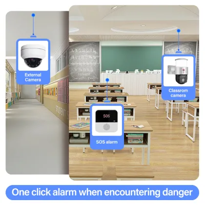 Wireless APP Control One-stop School Smart Solutions Security Monitoring System