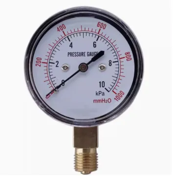 Stainless steel capsule pressure gauge