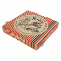 Design personalizzato stampato eco pieghevole pizza box da asporto