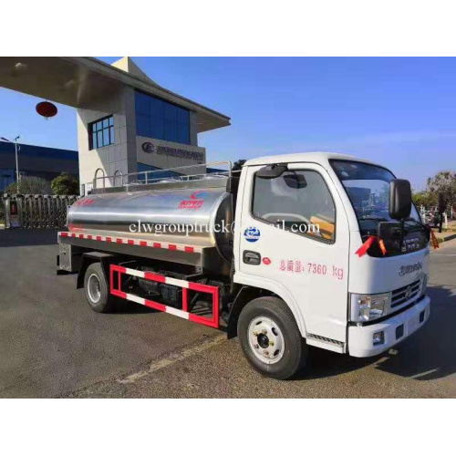 3-4 tonnes de réservoir de camion de lait frais avec pompe à lait