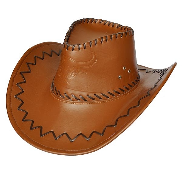 Men's Leather Denim Hat