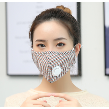 PM2.5 Mascarilla de algodón anti-polvo-smog-virus mascarilla
