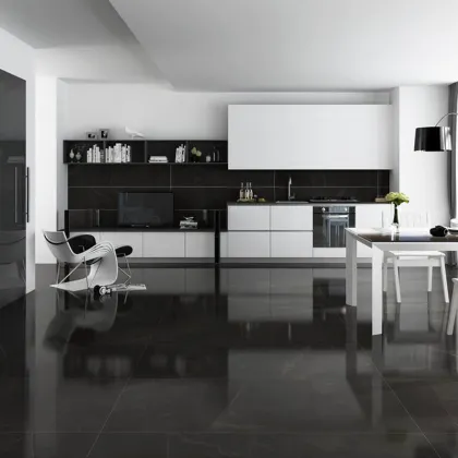Daltile carrera marble floor bathroom backsplash