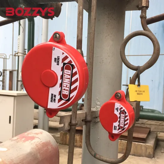 BOZZYS Industrial Safety Rotating Gate Valve Lockout for Handwheel 25mm to 330mm
