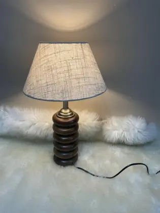 Greyson Table Lamp by solid wood