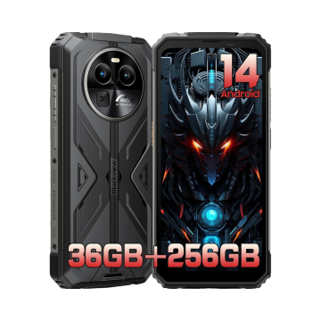 Blackview BV8100 Rugged Smartphone with Android 14, Helio G99, 120Hz Display, 8000mAh Battery, Fast Charging, IP68/IP69K, NFC
