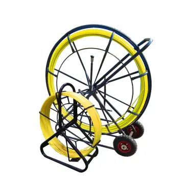 Tracer Wire Detectable Fiberglass Cable Pusher Duct Rodders