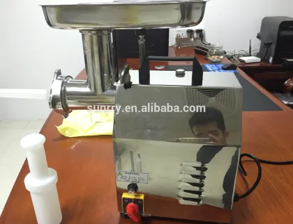 Meat grinder S/S body gears of meat grinder capacity 120kg/h stainless steel manual meat grinder for CE (SY-MM12 SUNRRY)