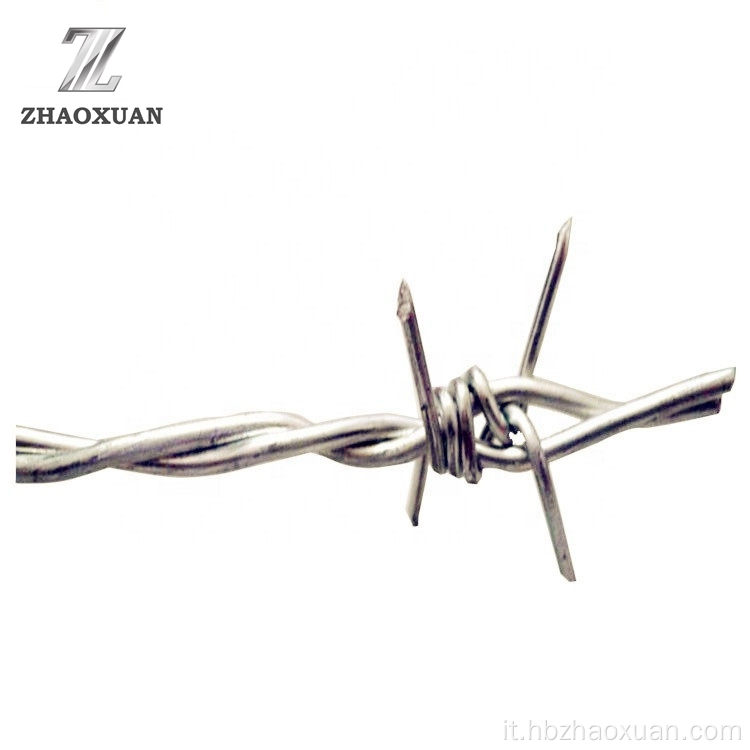 Misuratore di tessuto in tessuto di ferro spinato Filo rotolo di filo spinato