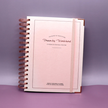Joytop Custom Spiral Bound Planner 2023: สมุดบันทึกวาระรายเดือนรายสัปดาห์