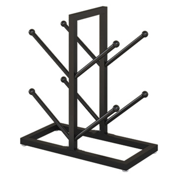 Metal Ball Rack for Home Garage Storage: Rugby, Basketball, Soccer, Volleyball
