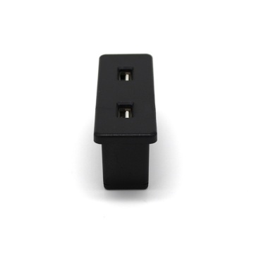 Outlet desktop a doppia porta della porta della porta USB