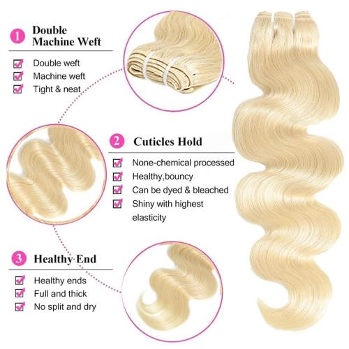 613 Bundle Blonde Body Wave Bundle Human Hair