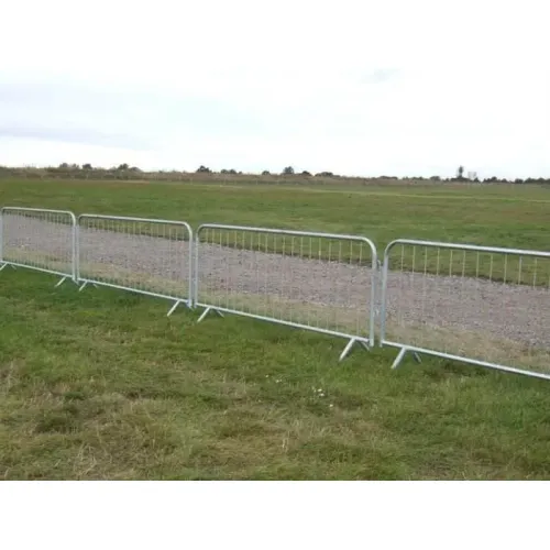 Safety Crowd Control Barriers with Flat Feet