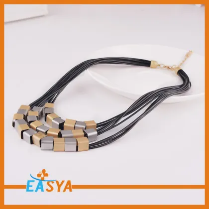 Gold And Silver Allah Pendant Necklace