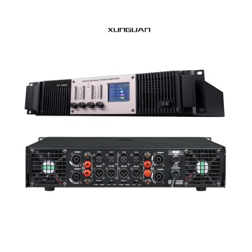 4 -kanaal stroomversterker 2U/3U 600W/800W/1200W met weergavescherm - ET4.6/ET4.8/ET4.12