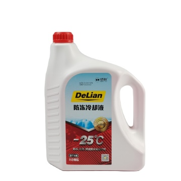 Long-lasting Red/Green Antifreeze Coolant - 4L Ethylene Glycol, Freezing Point -25°C