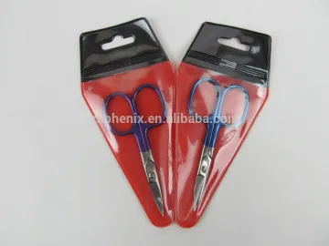 Eyebrow scissors with color electrophoresis