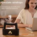 Difusor de aroma de gota de lluvia tranquila con luces LED coloridas
