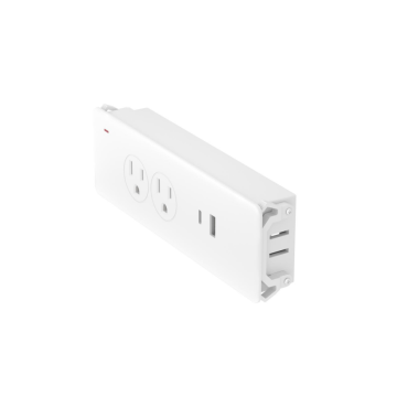 clip sur multiprise avec chargeur USB