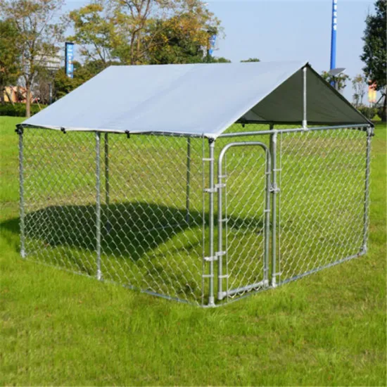 Large outdoor high-quality galvanized kennel cage
