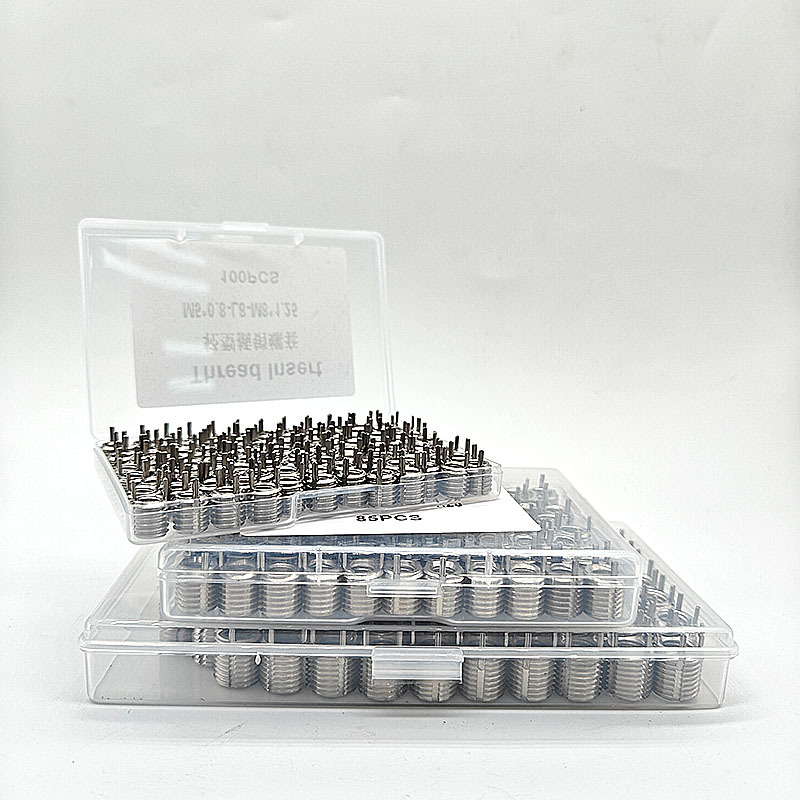 High Quality M5 Key Locking Insert Thread Repair Set Metric Stainless Steel Antiskid Screw Sleeve Fasteners in Box