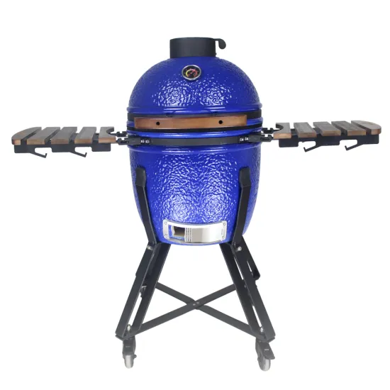 SEB KAMADO Blue Ceramic Grill Bbq Kamado XXL Smokers Charcoal Barbecue Grill