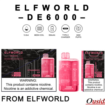 Authentic ElfWorld 6000 Disposable Vape